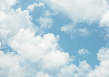 Fluffy clouds with blue sky. 